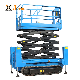 Factory Price Hydraulic Crawler Scissor Lift with Support Legs
