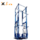 Warehouse Guide Rail Cargo Lift Platform Freight Elevator Price for Sale manufacturer