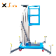 Single Column Hydraulic Aluminum Alloy Lifting Platform with Light Weight manufacturer