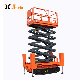 Electric Track Crawler Scissor Lift Mobile Lifting Platform with Automatic Leveling Support Legs manufacturer