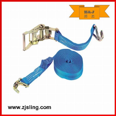 1"- 4" Transportation Polyester Ratchet Strap 6m X 35mm Blue