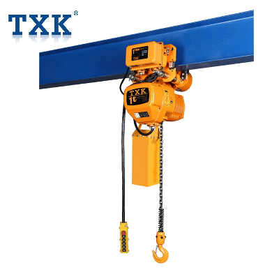 Txk Factory 1000kg Electrical Electric Chain Hoist for Overhead Bridge Crane