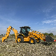 Backhoe Loader Titan 1.0/0.3m3 75kw with Good Condition 4 Wheel Drive New Mini Backhoe Loader