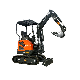 Mini Digger Bagger Escavatore Escavator Mini Digger 0.8ton 1 Ton 1.5ton 2ton Mini Excavator