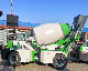  White/Green Color 3 Cbm Self Propelled Concrete Mixer