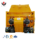  Factory Price 2cbm Double Shaft Horizontal Type Concrete Mixer with Lift