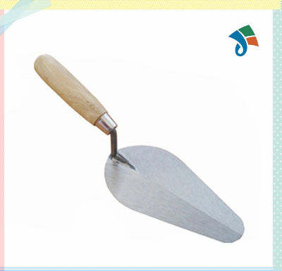Wholesale Concrete Tools Carbon Steel Blade Bricklaying Trowel with Wooden Handle 5", 6", 7", 8"