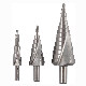 4PCS HSS Spiral Grooved Step Drill Set (GM-dB033)