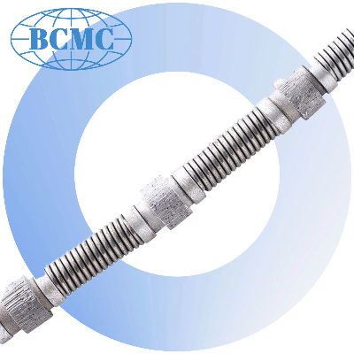 Premium Stone Cutting Bcmc Concrete Cable Diamond Beads Wire Saw Rope Factory