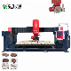 Multi-Functional 5 Axis CNC Bridge Saw with Italy System for Marble, Granite, Quartz Kitchen Top Cutting