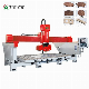 Stone Cutting Lathe Italian CNC Software Bridge Saw Granite Marble 5 Axis CNC Machine for Stone CNC Bridge Slab Cutting Machine manufacturer