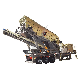 Trailer Truck Mounted Stone Jaw Crushing Rock Tyre Mobile Crusher for Sale manufacturer