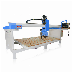 New Automatic CNC 4 5 Axis Granite Engraving Cutter Kitchen Counter Top Slab Bridge Saw Quarry Stone Cutting Machine manufacturer