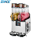  Space 2 Tank Commercial Frozen Slush Machine with LED Light