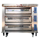 Sun Mate Customizable Power, 3 Deck 9 Tray Bread Gas Baking Oven High Quality Bakery Deck Oven