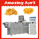 Fried Rice Corn Crispy Snack Food Production Line Bulges/Doritos Chips Making Machine