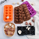 Halloween Chocolate Silicone Mold Pumpkin Skull Bat Ice Cube Custard Pudding DIY Candy Baking Mold