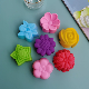  5cm Kinds of Flower Shape Muffin Cup Pudding Jelly Silicone Mold