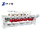  Fuja 6 Head Mixed Industry Embroidery Machine for Logo Cap T-Shirt Flat Embroidery