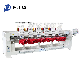 Fuja 6 Head Mixed Industry Embroidery Machine for Logo Cap T-Shirt Flat Embroidery