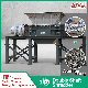 Double Shaft Waste Cardboard Tire Car Metal Wood Branch Aluminum Shredder Machine