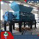  Used Scrap Metal Double Shaft Shredder Machine Color Steel Tile Recycling Crusher
