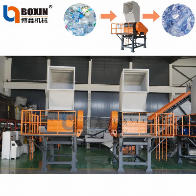 Waste Plastic PE PP Film Woven Bags Crushing Machine Crush Plastic Recycling Machine