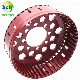 7075 T6 Alloy Red Hard Anodizing Motorcycle Part 48t Clutch Basket with CNC Aluminum Machining Service manufacturer