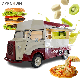 4 Wheels Electric Food Truck Mobile Catering Snack Kitchen Trailers Mobile Food Coffee Ice Cream Electric Trucks manufacturer