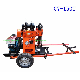 Portable Wheel Trailer Mounted Hydraulic Spt Soil Testing Investigation/Geotechnical Exploration/Water Well Drill Diamond Core Drilling Rig (GY-150T)