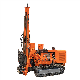 Mountain Slope Rock Borehole Drilling Rig Use for Solar Project