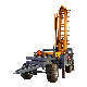  200m 260m Hydraulic Wheel Trailer Mounted Rock Air Compressors Borehole Water Well Drilling Rig
