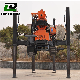  180 Meters Portable Hard Rock Borehole Well DTH Crawler Underground Water Drilling Rig