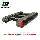 0.5ton 1ton 1.5ton Mini Small Rubber Crawler Undercarriage Assembly Rubber Tracks with Hydraulic System