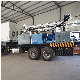 Trailer Mounted Mud Positive Circulation and Air-Lift Reverse Circulation Borehole Drilling Machine Drill Rig