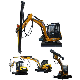  Pd28 Hydraulic Excavator Mounted Rock Drilling Rig for Borehole Drilling
