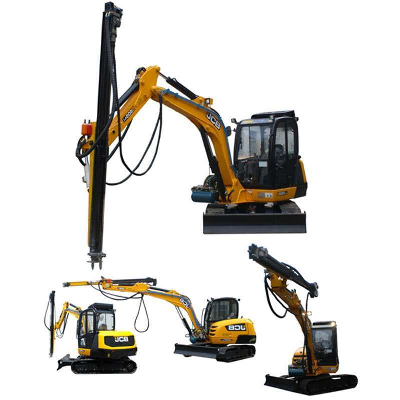 Pd28 Hydraulic Excavator Mounted Rock Drilling Rig for Borehole Drilling