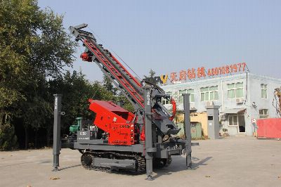 200m Rock Blasting Hole Drill Crawler Borehole Water Well Drilling Rig Equipment