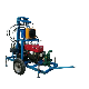  100m Automatic Borewell Machine Hydraulic Portable Diesel Water Well Drilling Rig