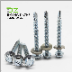  China Fastener Supplier Slotted Hex Head Screw Self Drilling Screw Zinc Plated with EPDM Washer