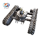  Customized 800kg 1 Ton Hydraulic Rubber Crawler Track Undercarriage with Slewing Bearing for Rotary Mini Excavator