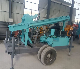 300m Portable Wheel Trailer Mounted Rotary Borehole Hydraulic Bore Water Well Drilling Machine manufacturer