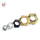 Black Yellow Zinc Plated Carbon Steel Hexagon Hex Nuts DIN934 ISO4032 ASME B 18.2.2 DIN555