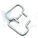 Custom High Quality Stainless Steel 304 Bending C Snap Hooks Metal Wire Rod Bending Forming Parts