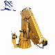 1 Ton Hydraulic Marine Crane Small Flange Type Foldable Arm Knuckle Boom Marine Deck Mobile Crane with Winch