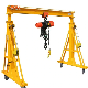  Hot Selling Small Adjustable Manual Mobile Gantry Crane 3 Ton