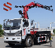  Factory Direct Supply 6.3 Ton Knuckle Boom Crane with Dongfeng D7 4X2 Truck Mounted Crane for Sale
