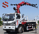 Factory Direct Supply 6.3 Ton Knuckle Boom Crane with Dongfeng D7 4X2 Truck Mounted Crane for Sale