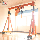  Mobile Portable Small Gantry Crane with Electric Chain Hoist