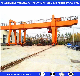 35t Construction Double Hook Container Gantry Crane with Wireless Remote Control and Cable Reel